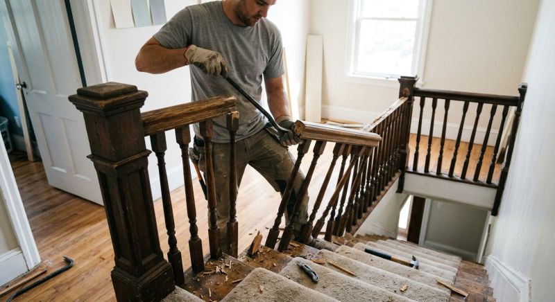 Wood Stairs Repair